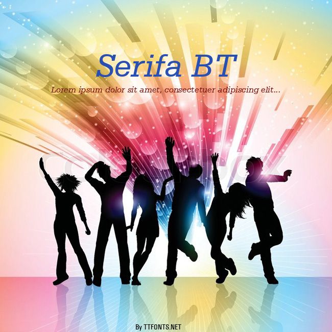 Serifa BT example